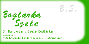 boglarka szele business card